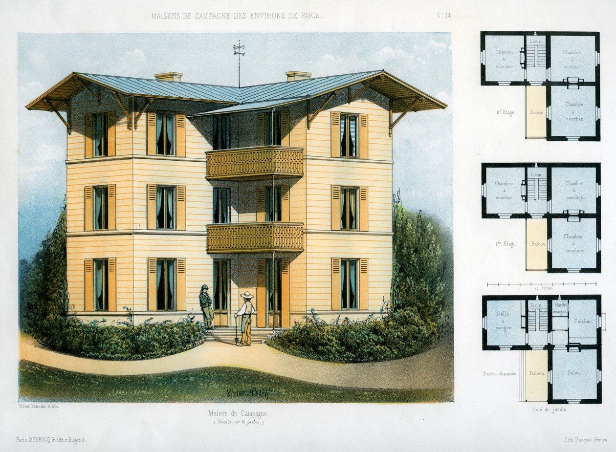 Kır Evi, c1860 by Victor Petit
