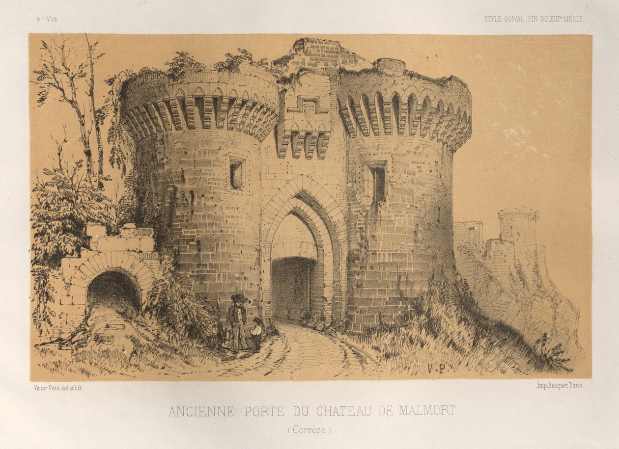 ...Pl.6, Chateau De Malmort Correze