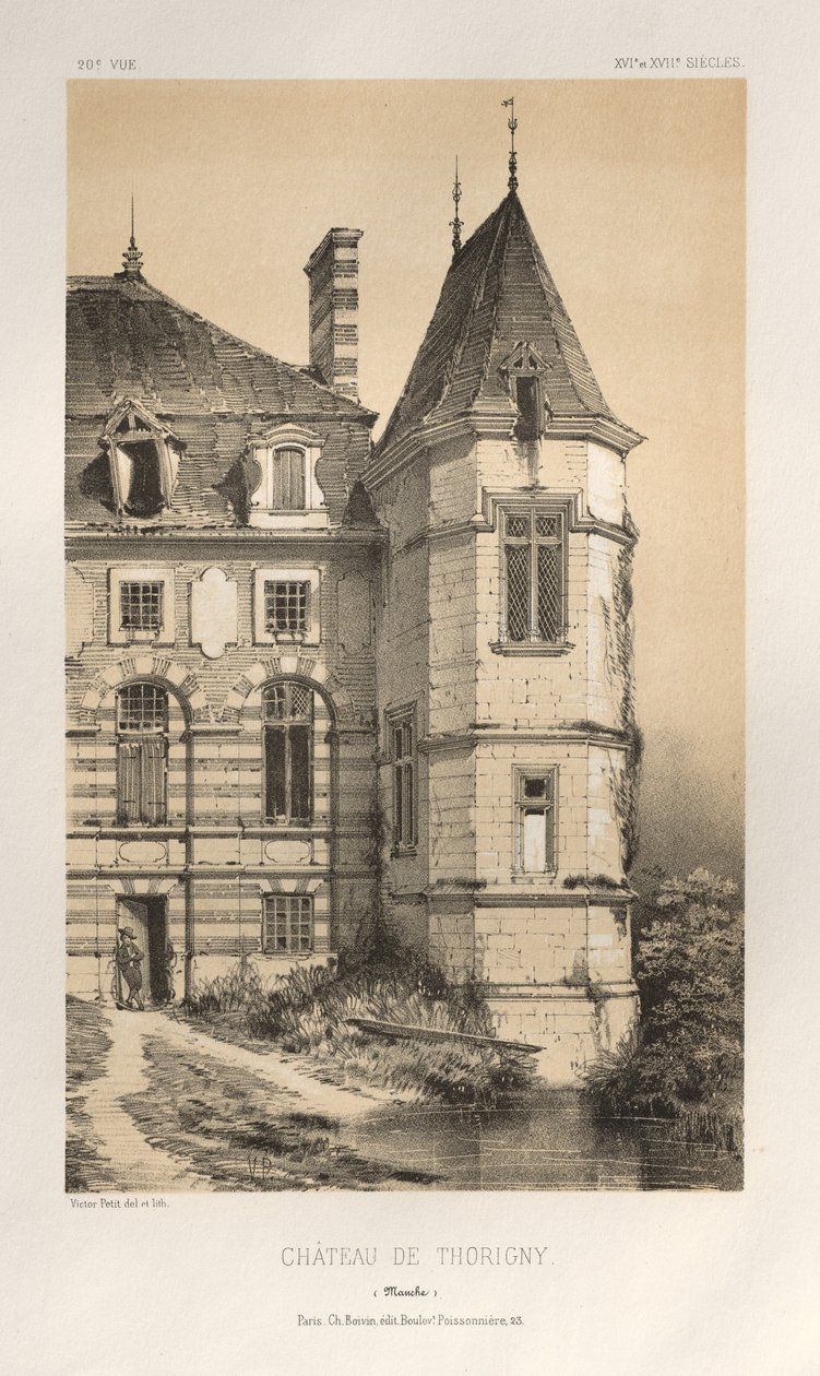 ...lütfen. 20, Chateau De Thorigny Manche, 1860