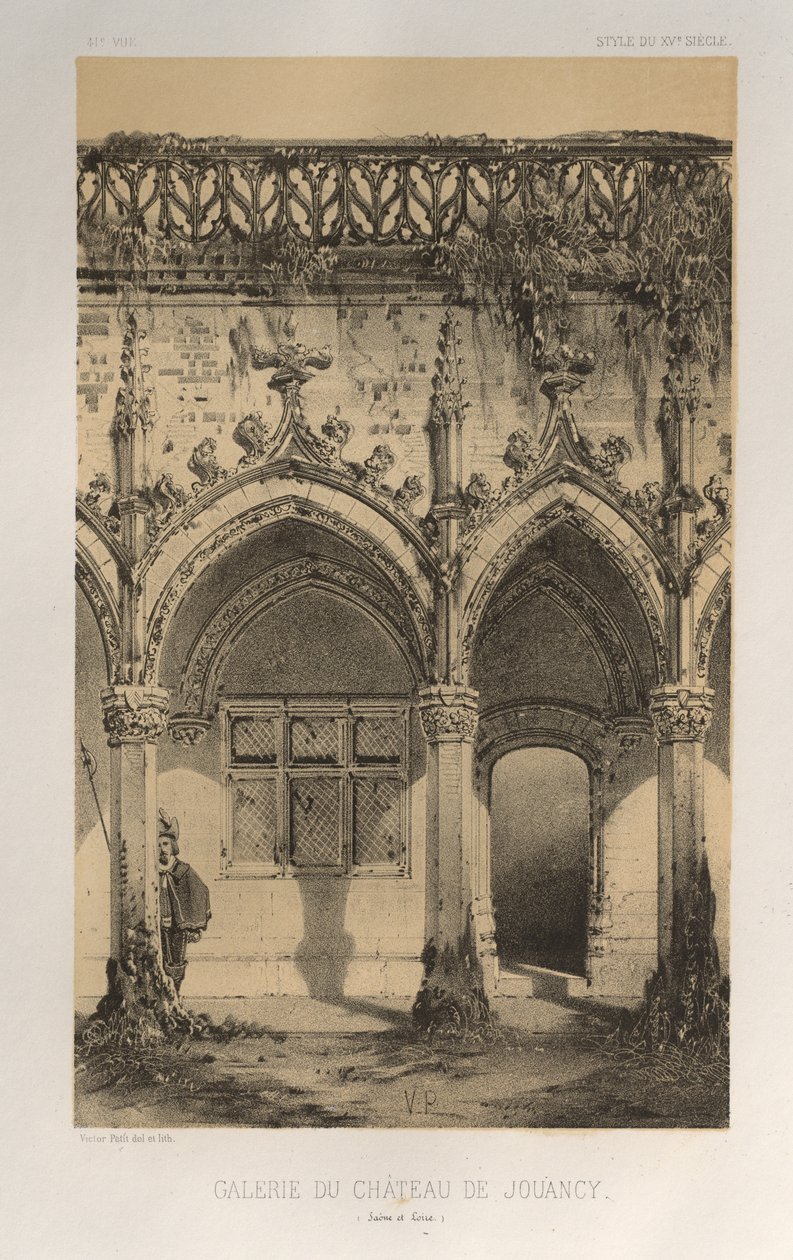 ...lütfen. 41, Château De Jouancy Saone et Loire Galerisi, 1860. by Victor Petit