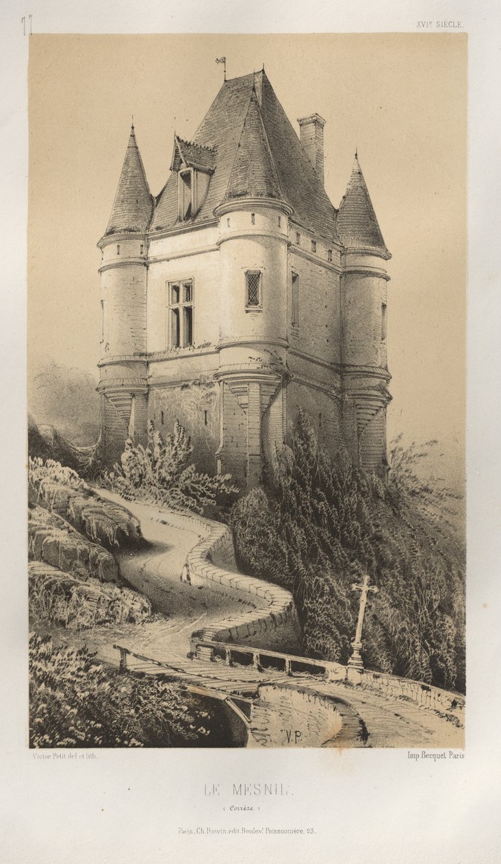 ...lütfen. 77, Le Mesnil Correze, 1860. by Victor Petit