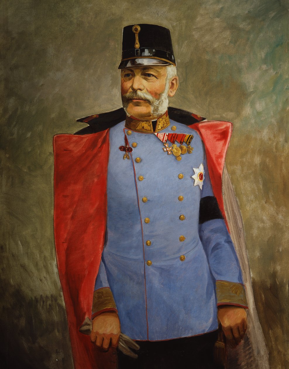 Arşidük Friedrich, Teschen Dükü, 1916 dolayları (tuval üzerine yağlı boya) by Vienna Nedomansky Studio