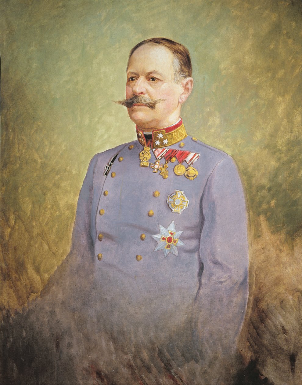 General Alexander Freiherr von Krobatin, 1916 dolayları (tuval üzerine yağlı boya) by Vienna Nedomansky Studio