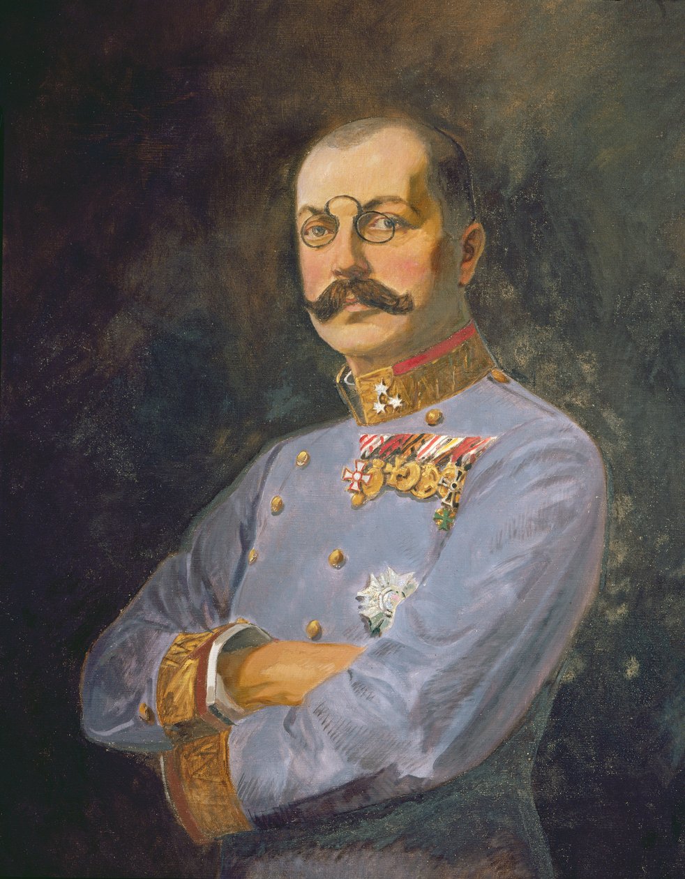Avusturya Generali Arşidük Franz Salvator, 1916 dolayları (tuval üzerine yağlıboya) by Vienna Nedomansky Studio