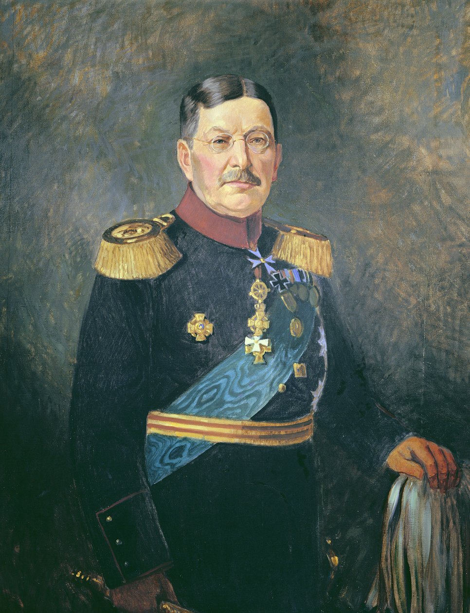 General Colmar Freiherr von der Goltz, 1916 dolayları (tuval üzerine yağlı boya) by Vienna Nedomansky Studio