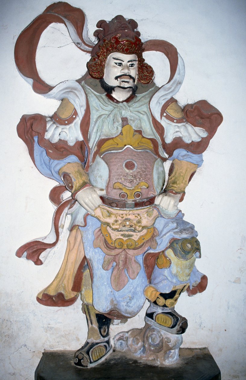Tapınağın koruyucusu heykeli, Thien Mu Pagoda, Hue, Vietnam by Vietnamese School