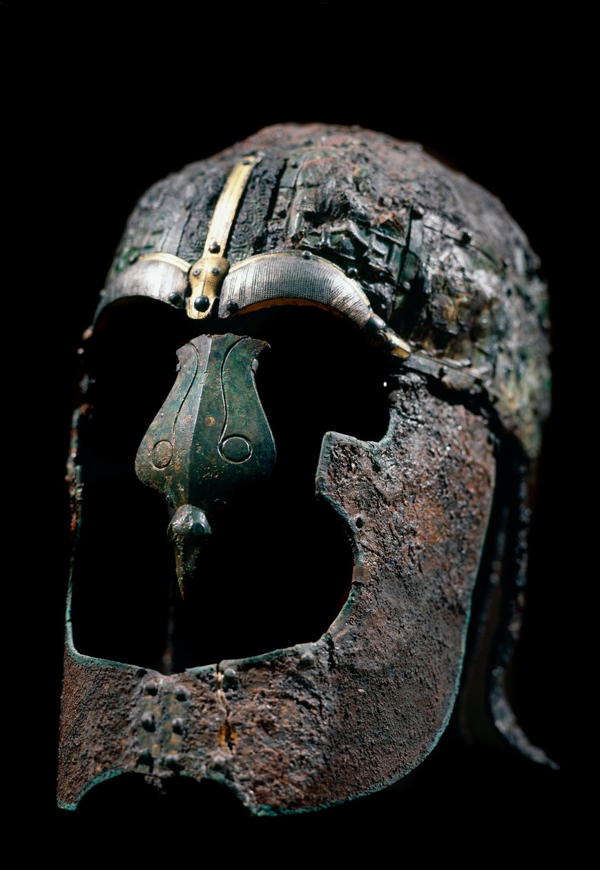 Viking Öncesi Sanat: Savaşçının miğferi, 6.-9. yüzyıl Göçler dönemi by Viking Viking