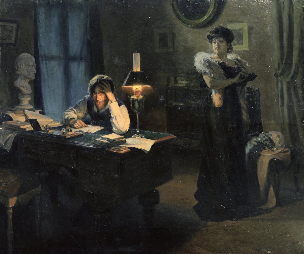 Yabancılar, 1908 by Viktor Bogdanovich Aden