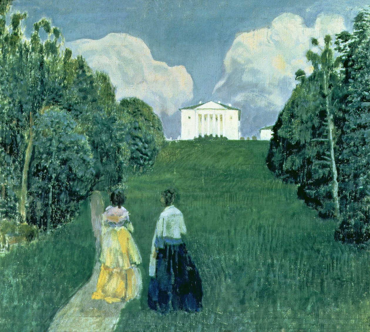 Gün batımının parıltısı, 1904 by Viktor Elpidiforovich Borisov Musatov