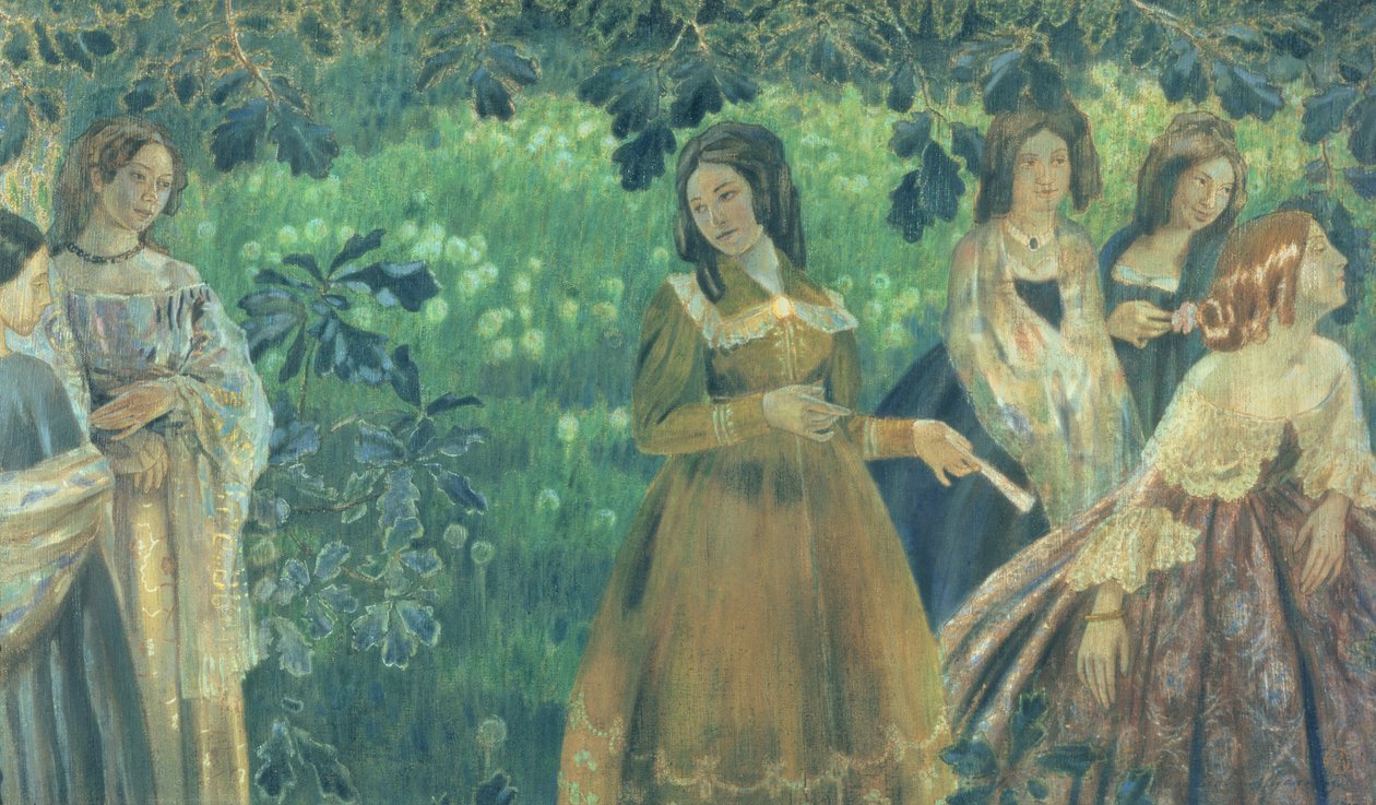 Zümrüt Kolye, 1903-04 by Viktor Elpidiforovich Borisov Musatov