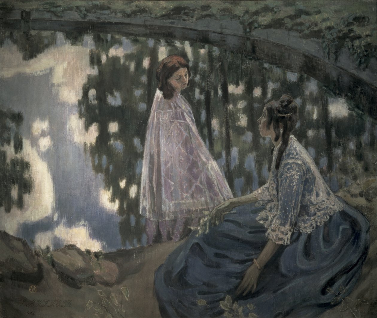 Gölet, 1902 by Viktor Elpidiforovich Borisov Musatov