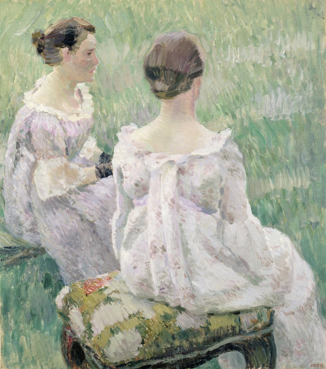İki Oturan Kadın, 1899 by Viktor Elpidiforovich Borisov Musatov