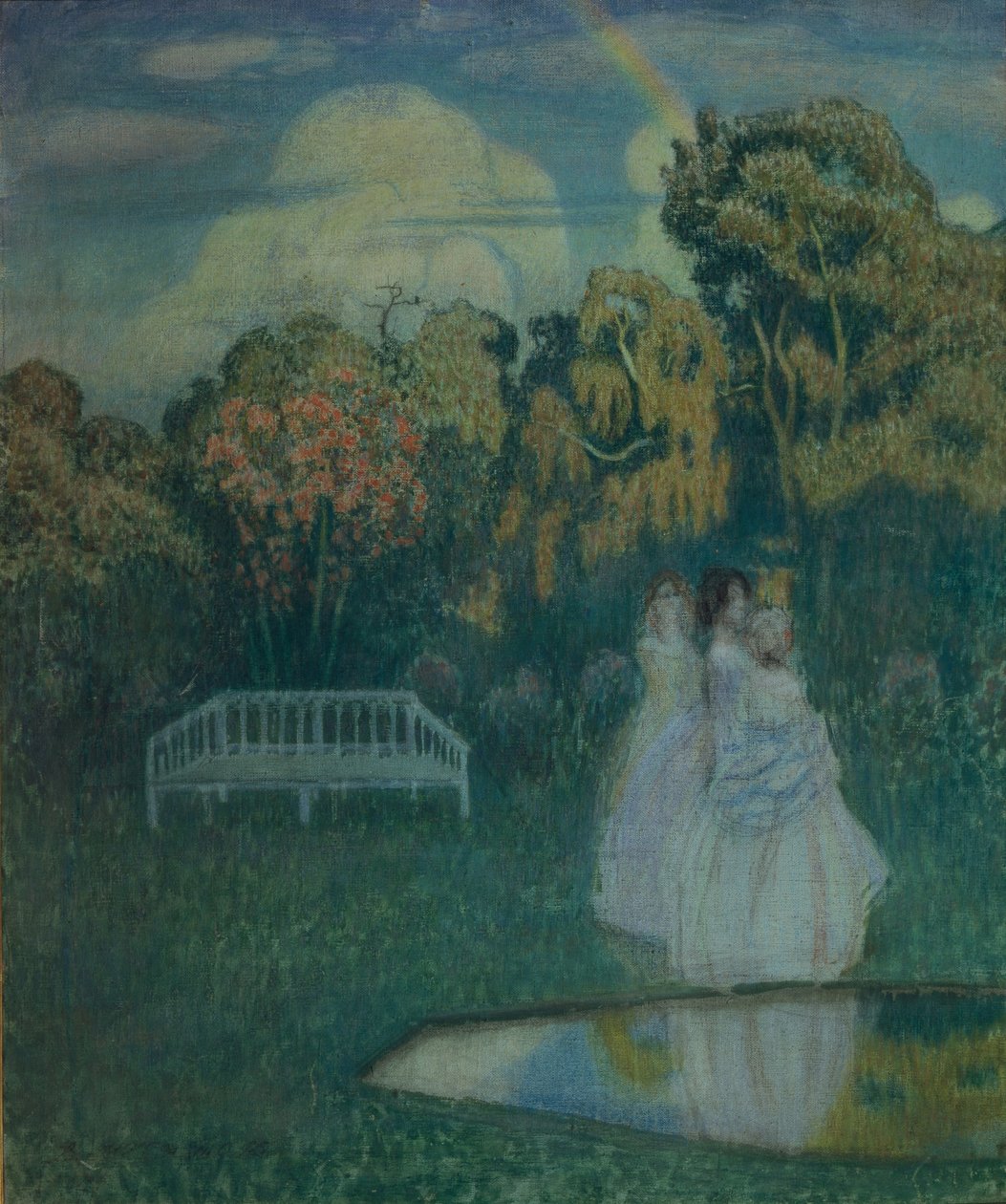 Gölgeler içinde yıkanan park, 1904 by Viktor Elpidiforovich Borisov Musatov