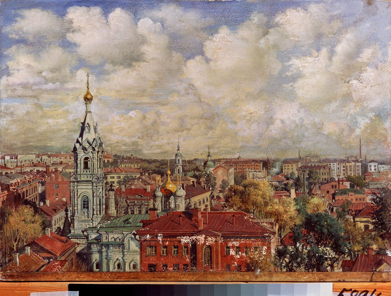 Moscow (Russia) - Tablo Viktor Jakovlevich Yakovlev (1844-?), tuval üzerine yağlıboya, Rus sanatı by Viktor Jakovlevich Yakovlev