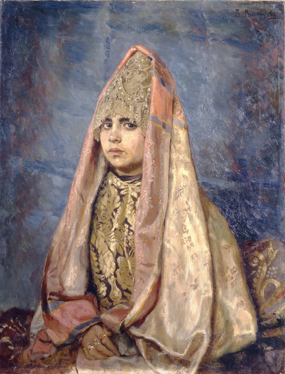 Boyars Karısı, 1884 by Viktor Mikhaylovich Vasnetsov