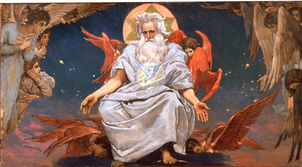 Tanrı Baba, 1885-1896. by Viktor Mikhaylovich Vasnetsov