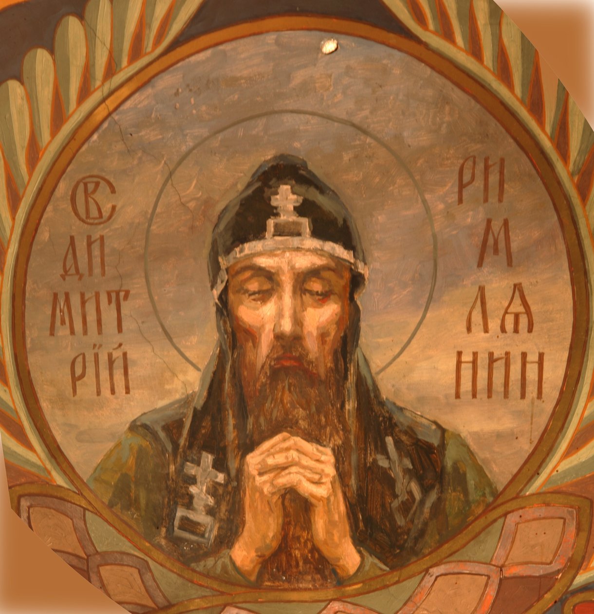 İskenderiyeli Aziz Demetrius, 1885-1896 by Viktor Mikhaylovich Vasnetsov