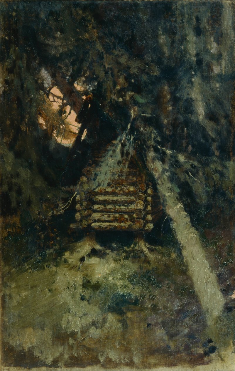 Tavuk Bacaklı Kulübe by Viktor Mikhaylovich Vasnetsov