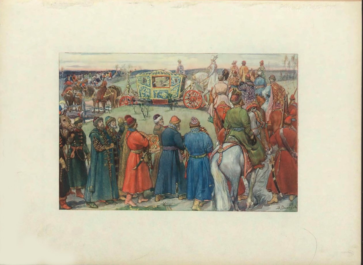 Çar Alexei Mihayloviç Av Yolculuğu, 1896 by Viktor Mikhaylovich Vasnetsov