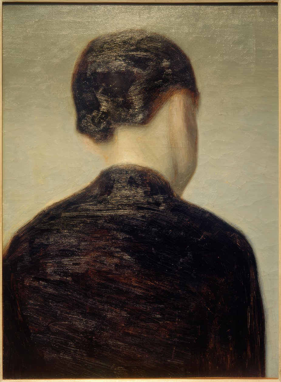 Anna Hammershöi by Vilhelm Hammershoi