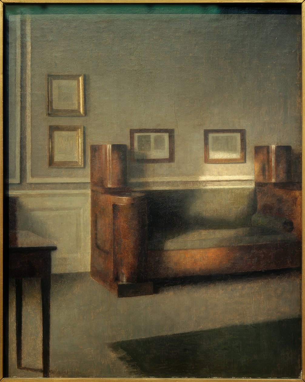 Eski dolap kanepe by Vilhelm Hammershoi