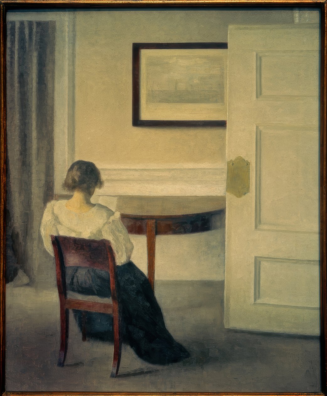 İçişleri, 1893 by Vilhelm Hammershoi