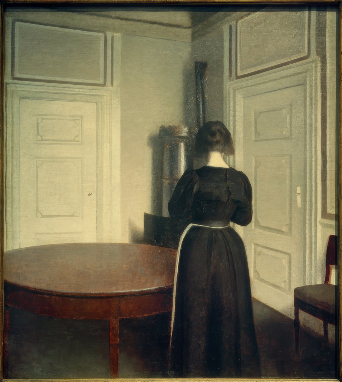 iç mekan, 1899 by Vilhelm Hammershoi