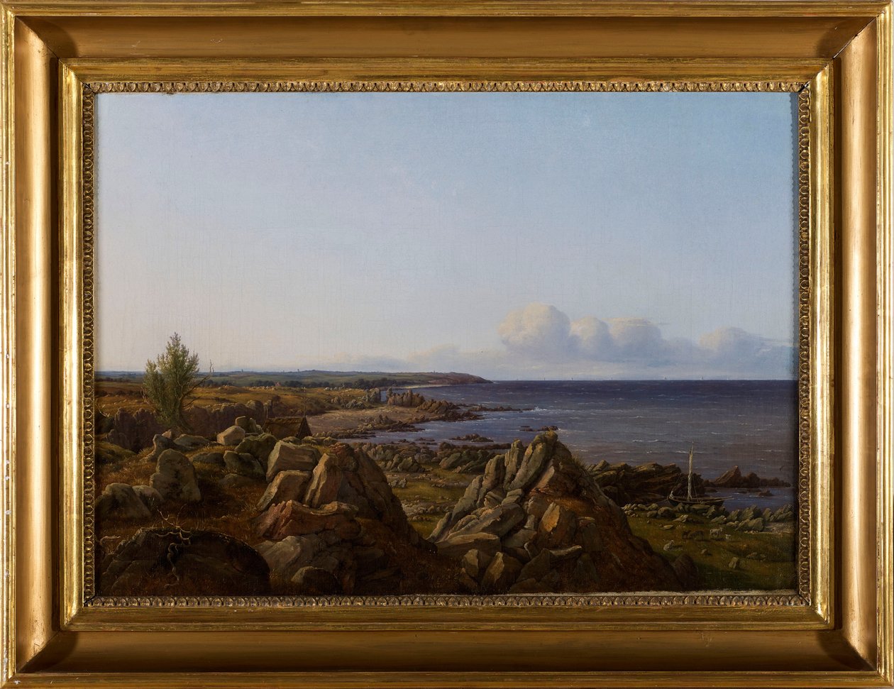 Østerlarsker mahallesinin görünümü by Vilhelm Petersen