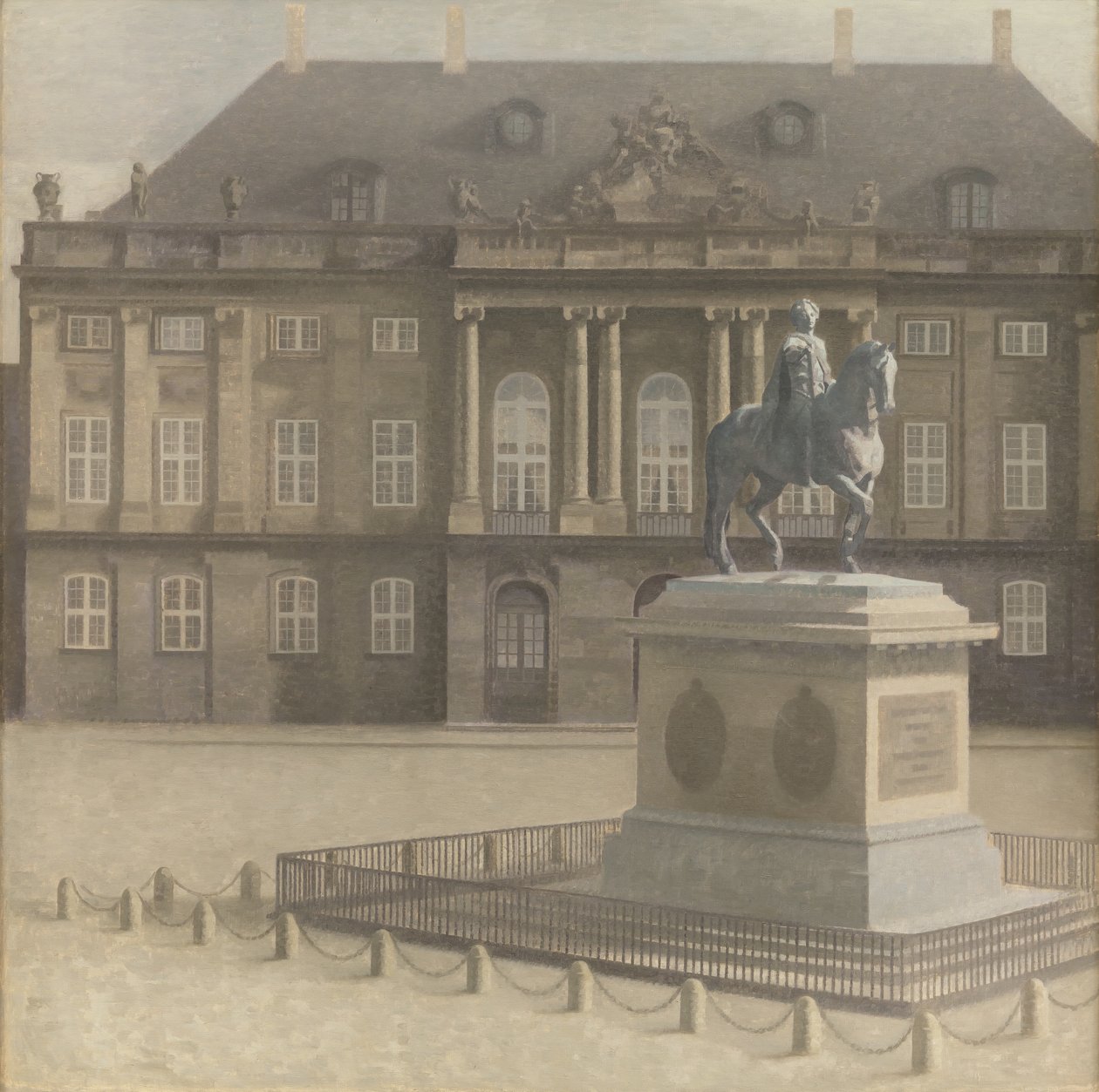 Amalienborg Meydanı, Kopenhag by Vilhelm Hammershøi