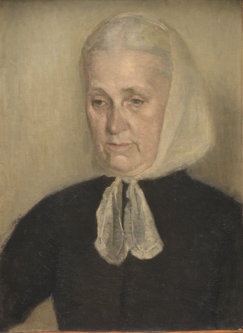 Frederikke Amalie Hammershøi, b. Rentzmann, sanatçının annesi by Vilhelm Hammershøi