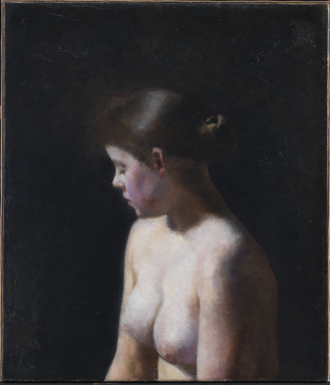 çıplak kadın modeli by Vilhelm Hammershøi