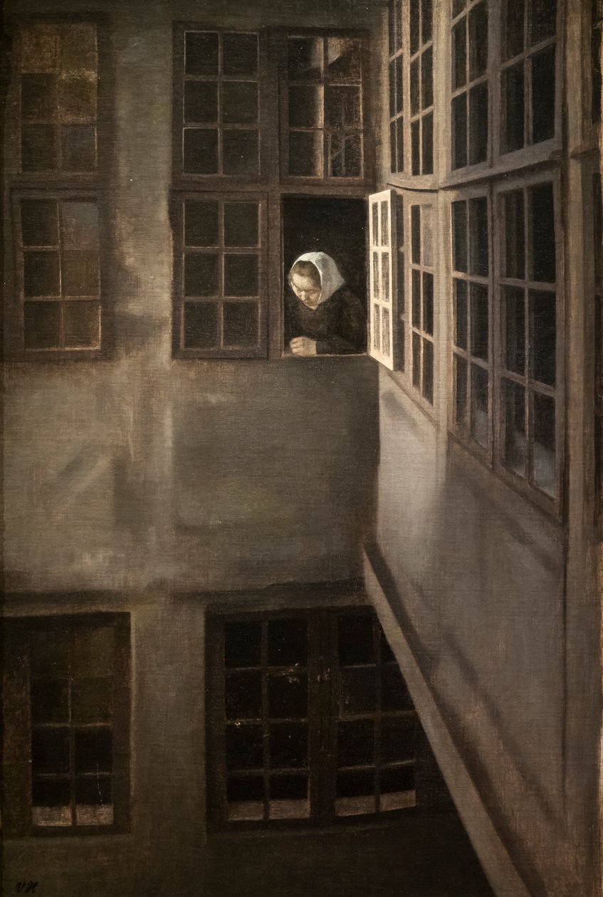 Mahkeme, Strandgade 30 by Vilhelm Hammershoi