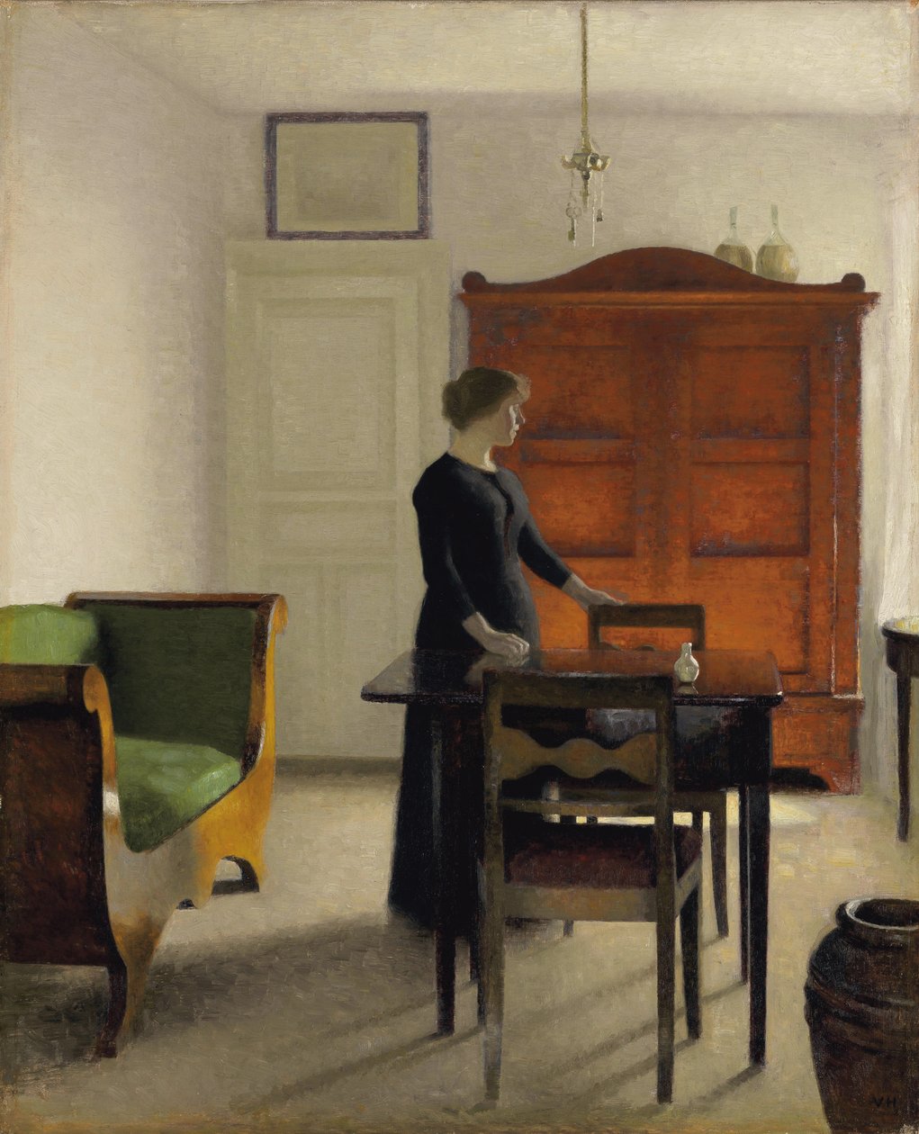 İç Mekanda Ida, 1897 by Vilhelm Hammershoi