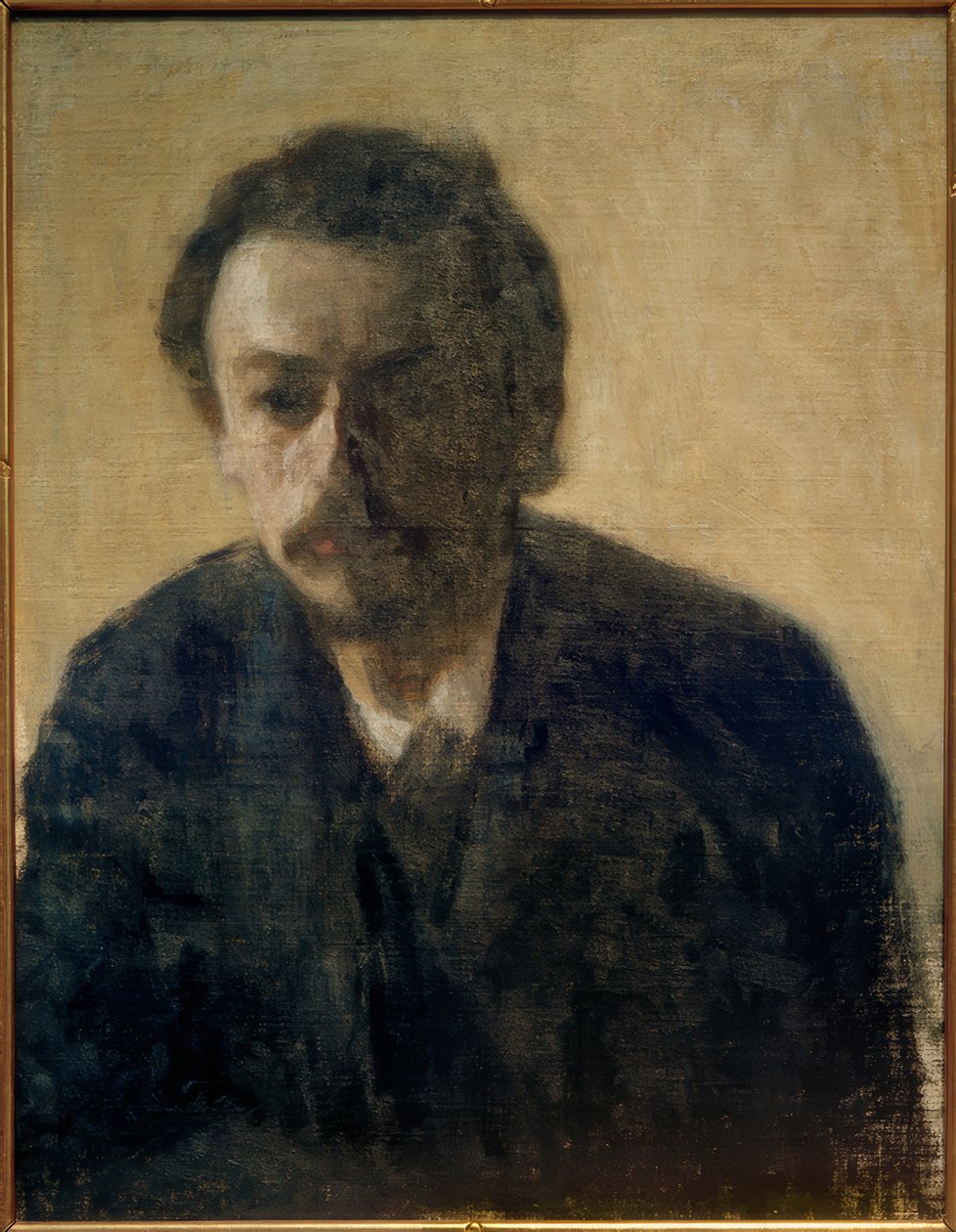 Otoportre V. Hammershöi, 1891 by Vilhelm Hammershoi