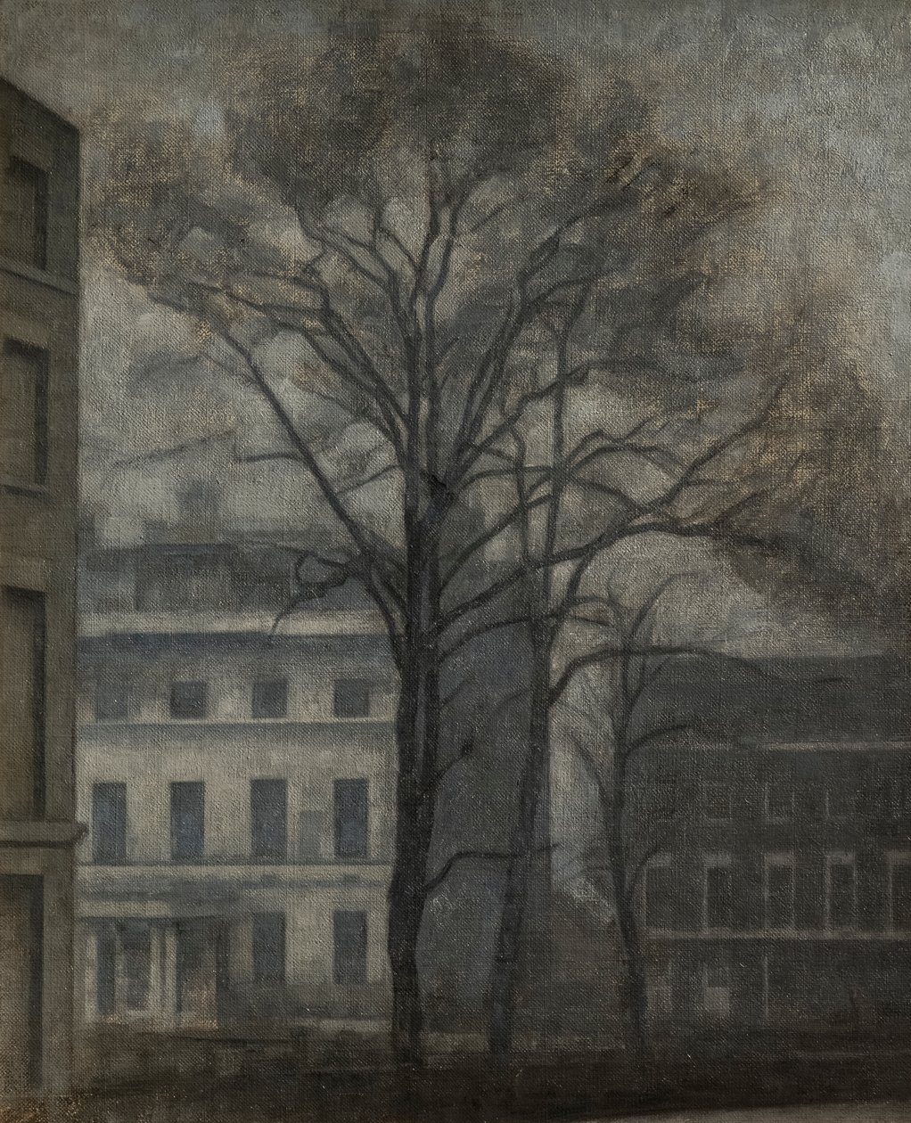 Guilford Street Yahudi Okulu, Londra by Vilhelm Hammershoi