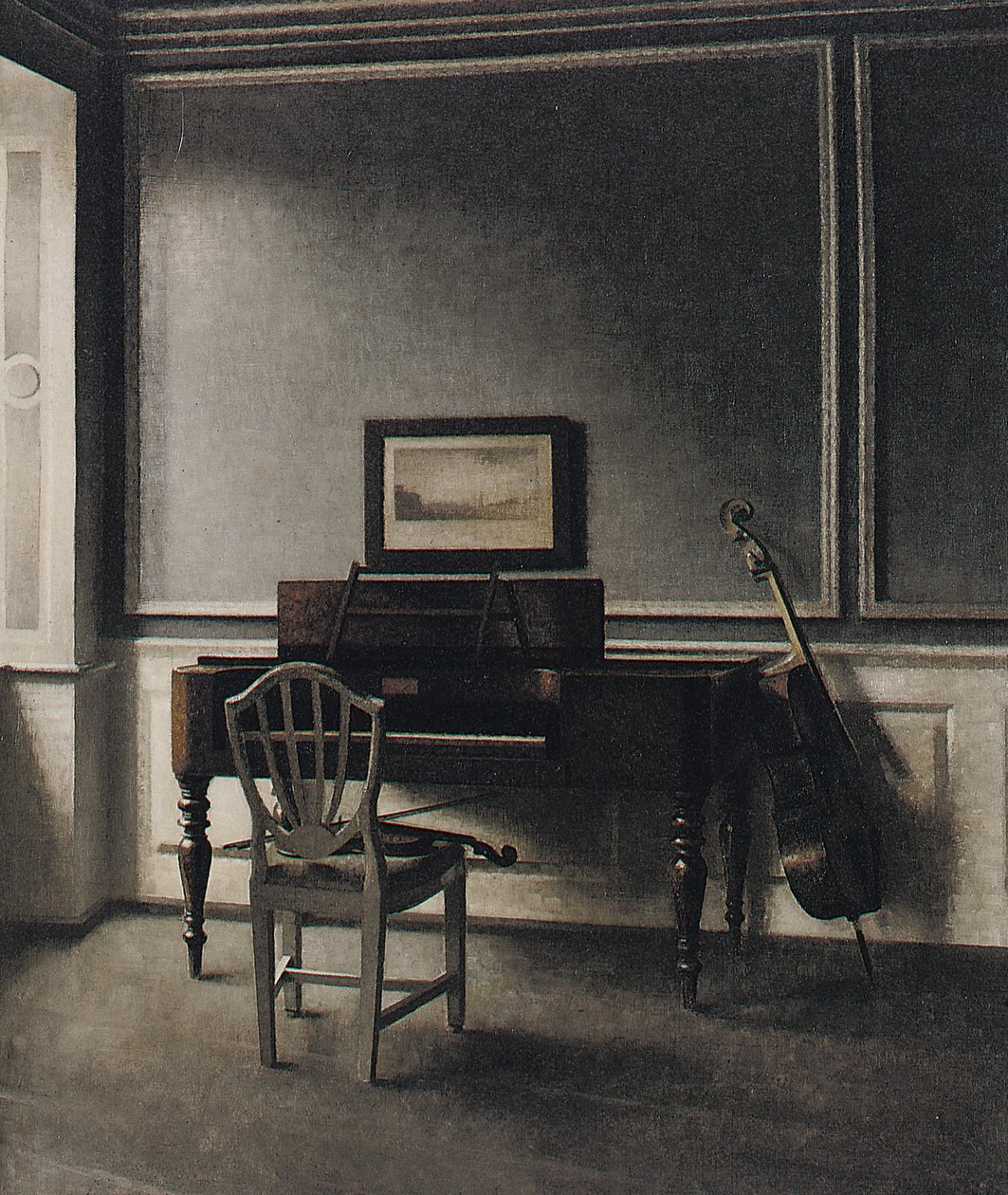 Eski Piyano. Strandgade 30, 1907 by Vilhelm Hammershoi