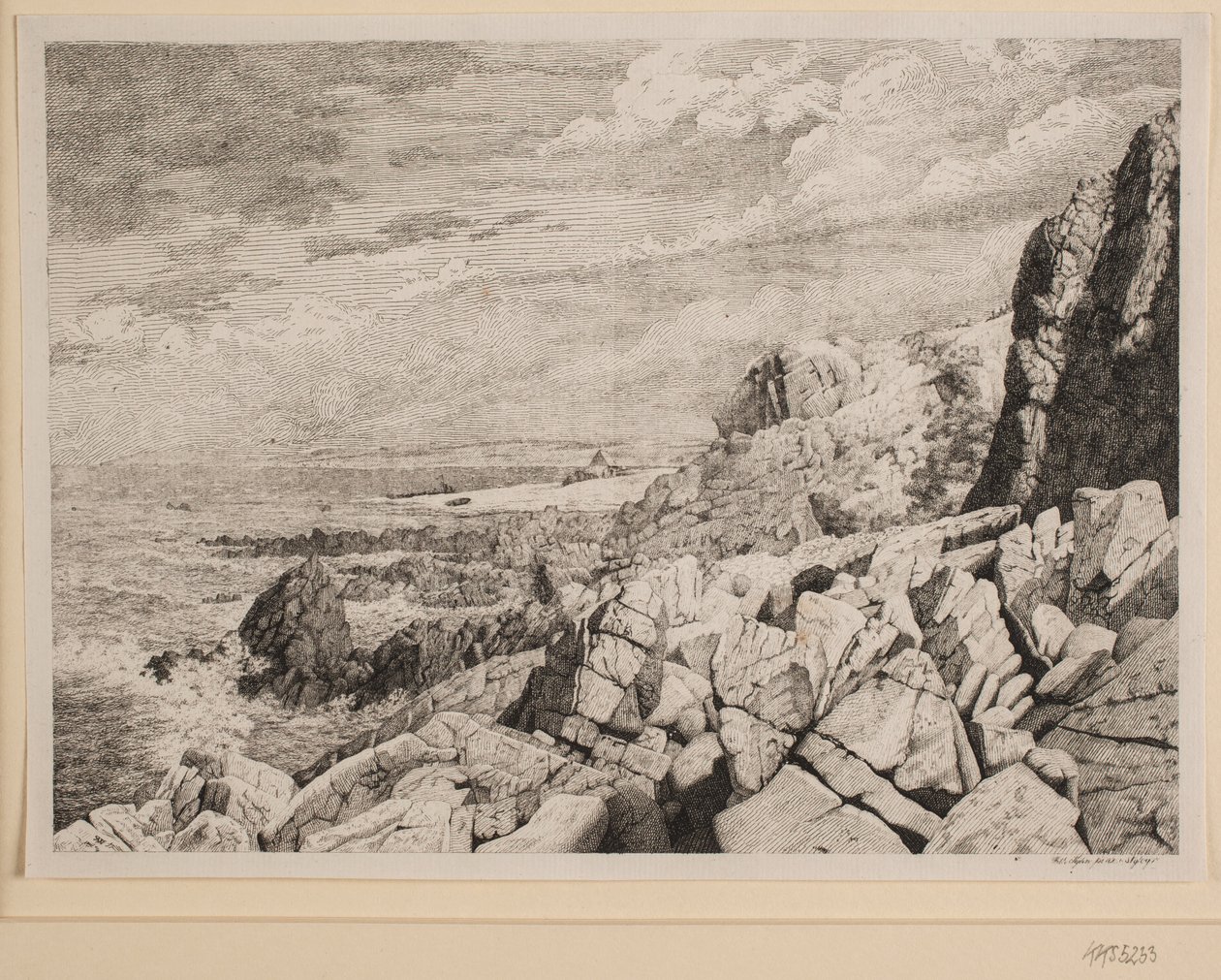 Bornholm kayalık sahil by Vilhelm Kyhn