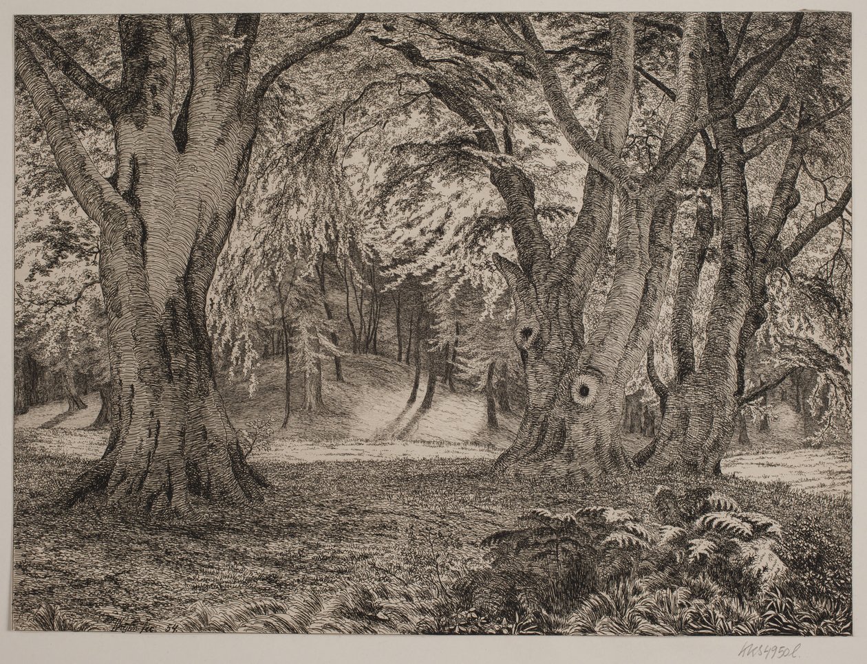 Bir ormanın içi by Vilhelm Kyhn
