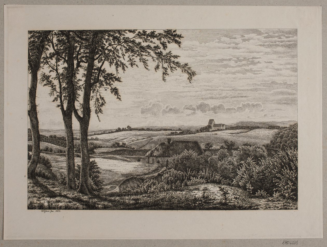 Öğleden sonra manzarası, Zelanda by Vilhelm Kyhn