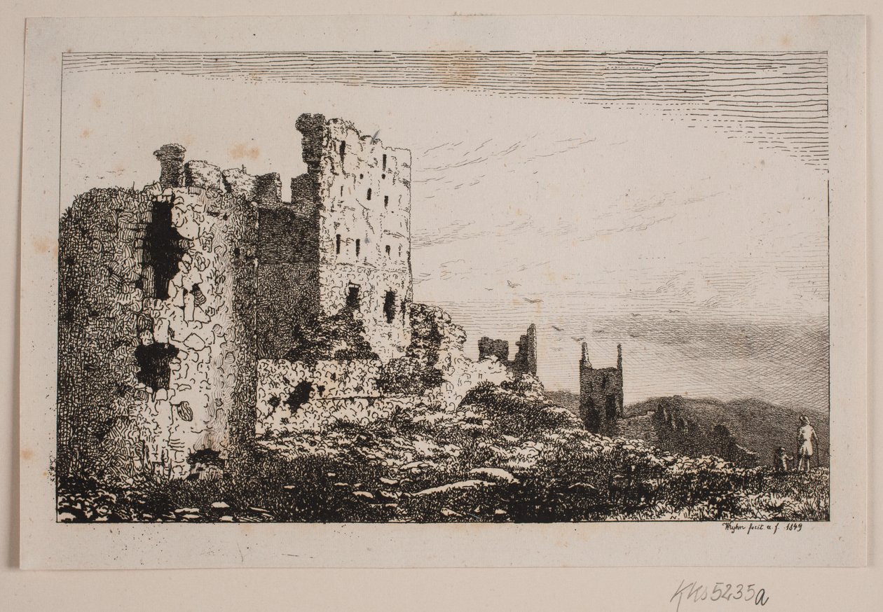 Bornholm'da Hammershus by Vilhelm Kyhn