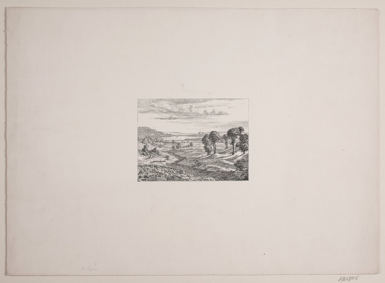 Himmelbjerg bölgesinden manzara by Vilhelm Kyhn