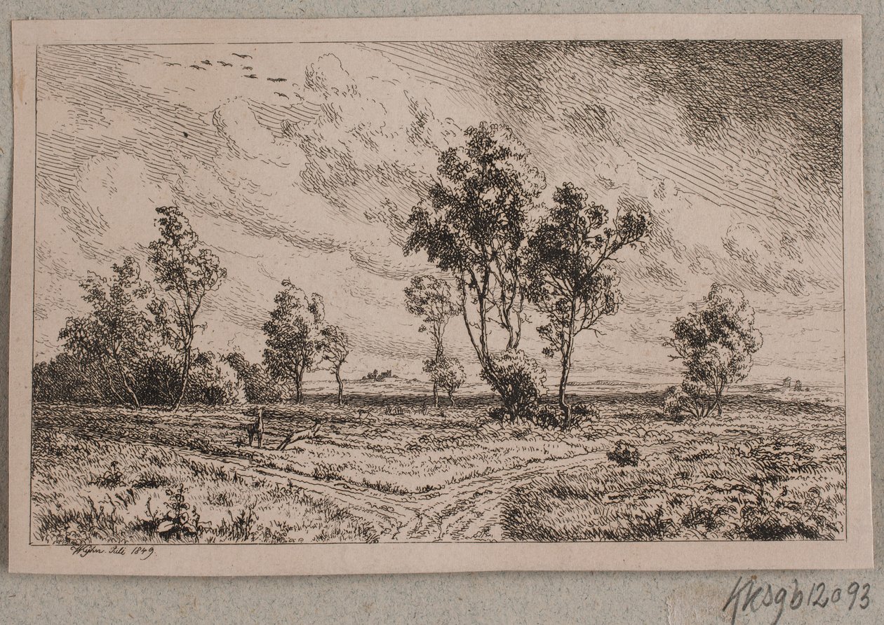 Sert havalarda manzara by Vilhelm Kyhn
