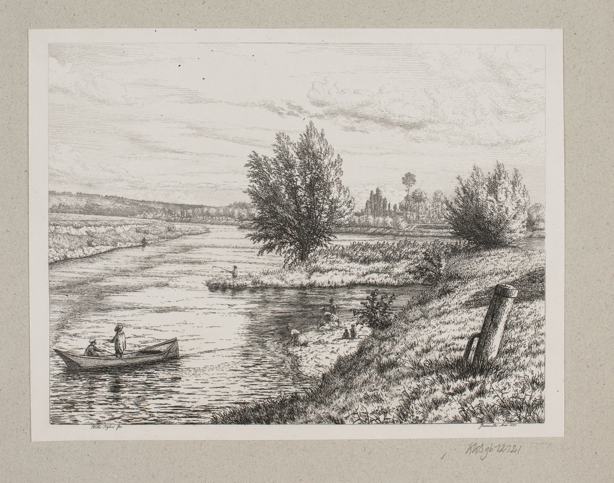 Marne Nehri kıyısında parti by Vilhelm Kyhn