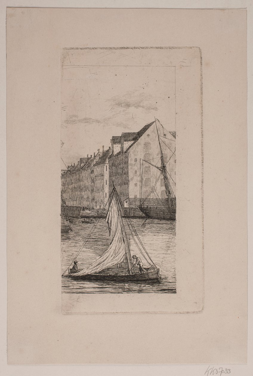 Nyhavn Kanalının Dışında by Vilhelm Kyhn