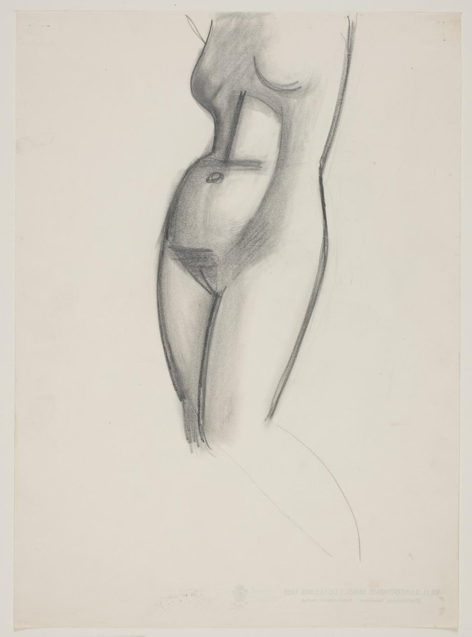 Kadın modeli, gövde by Vilhelm Lundstrøm