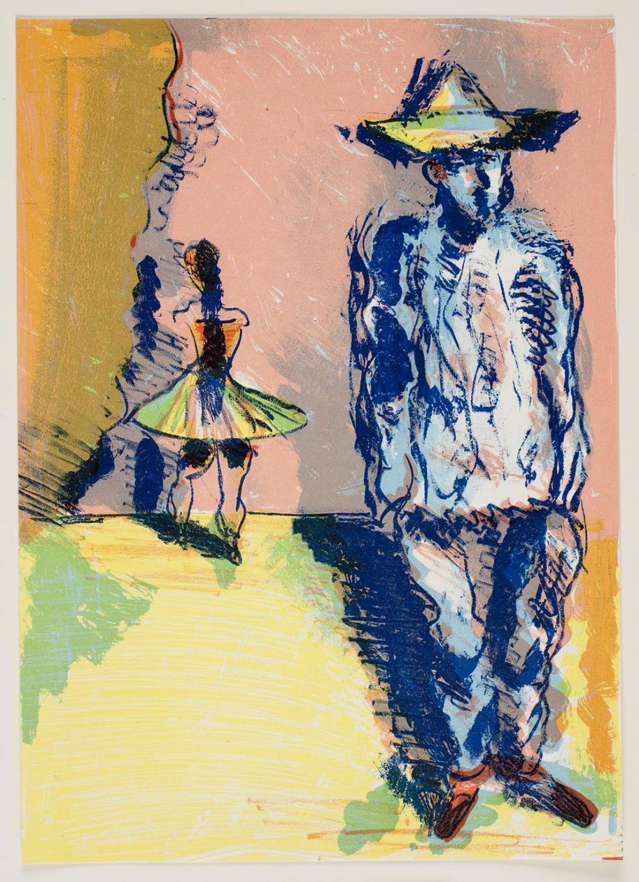 Pierrot ve Colombine by Vilhelm Lundstrøm