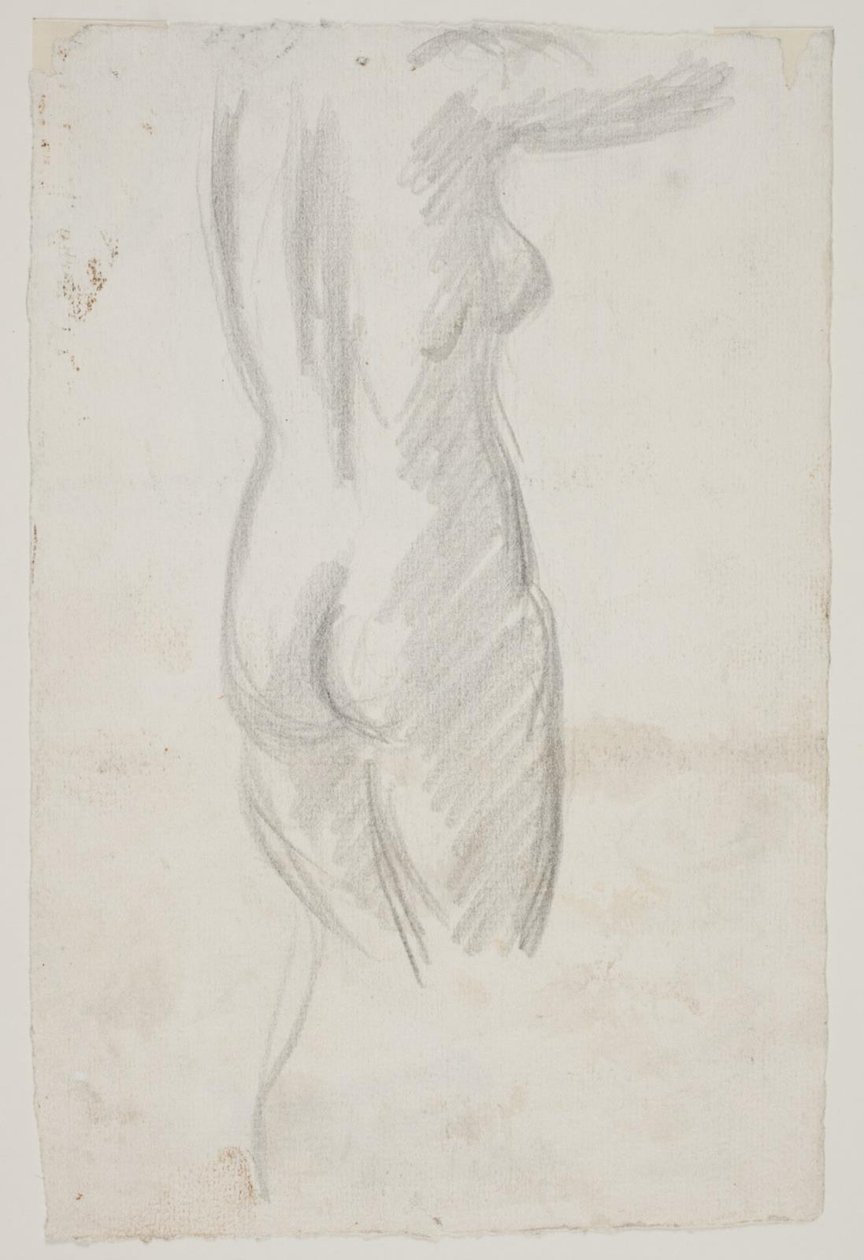 Ayakta kadın modeli by Vilhelm Lundstrøm