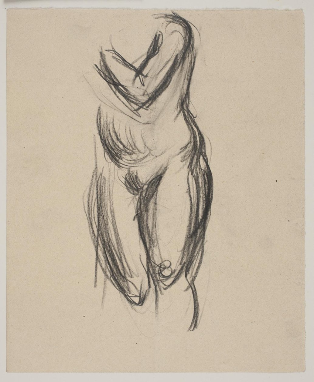 Ayakta kadın modeli by Vilhelm Lundstrøm