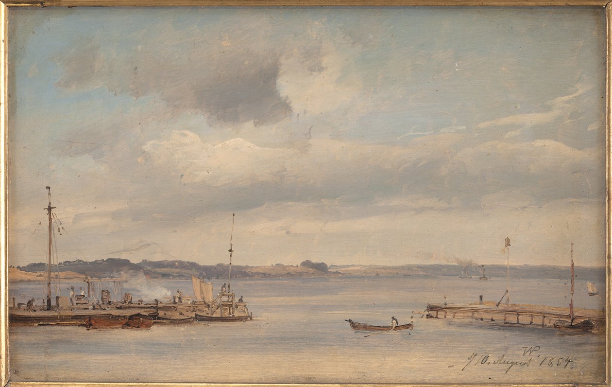 Bir Tekne Limanı. Humlebæk, Zelanda by Vilhelm Petersen