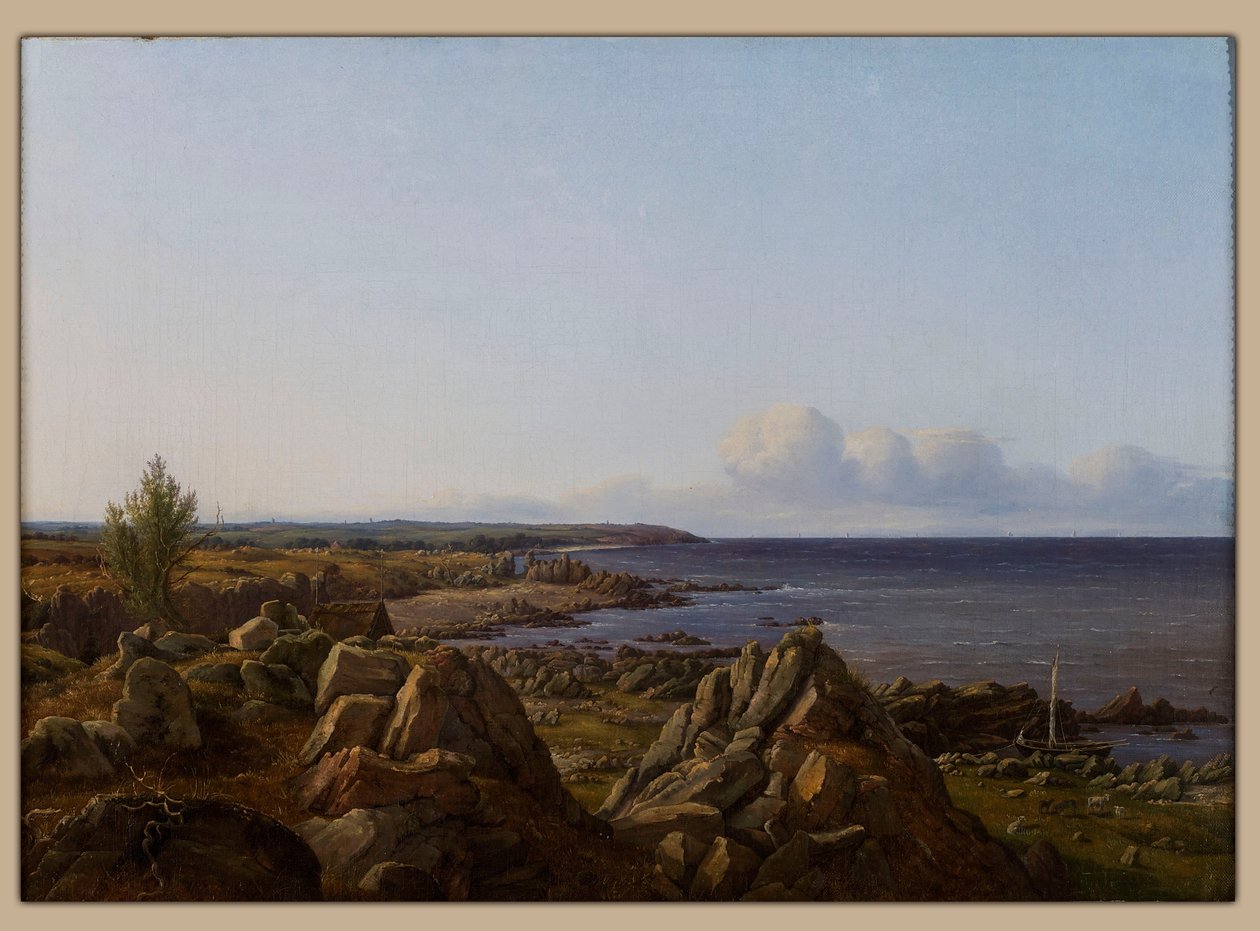 Østerlarsker mahallesinin görünümü by Vilhelm Petersen